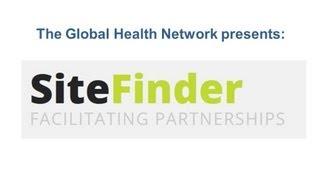 The Global Health Network: SiteFinder application