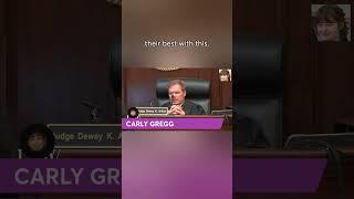 Carly Greegg Judge loses it with Lawyer tells them all to take a what!