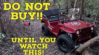 Watch Before you Buy a Mini Jeep