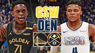 NBA 2K25: NEW LOOK WARRIORS vs NUGGETS | PS5 PRO GAMEPLAY [4K UHD]