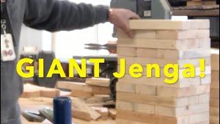 How to make a GIANT Jenga game