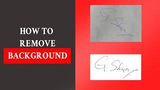 remove background from scanned signature by using PowerPoint || using ppt change your sign