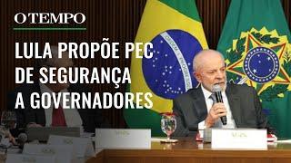 Em reunião com Lula no Planalto, governadores divergem sobre soluções para a segurança pública