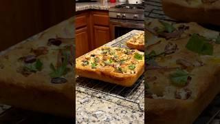 Making Homemade Focaccia Bread 