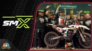 RJ Hampshire clinches 250 Supercross West title, Tom Vialle takes East | Motorsports on NBC