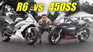 CFMOTO 450SS VS YAMAHA R6