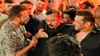 Salman Khan And Sanjay Dutt Together At Baba Siddique Iftar Party 2022