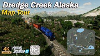 Dredge Creek Alaska | Map Tour | Farming Simulator 22