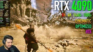 RTX 4090 in Black Myth: Wukong!  ( MAX, Optimized, RT, 4 resolutions )