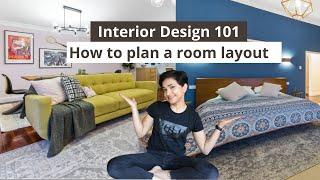 How to plan a room layout like a professional | interior design 101