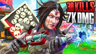 INSANE Horizon 30 KILLS and 7,202 Damage Apex Legends Gameplay Season 20