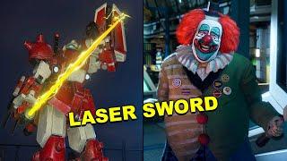 Dead Rising Deluxe Remaster - LASER SWORD VS Bosses & Psychopaths Gameplay