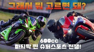 마지막 2대천왕 비교분석 / 와.. 이 가격에 육빼갈이면 고민이 사치 아닙니꺼? / CBR600RR / ZX-6R