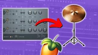 Como hacer Platillos, Hats y Crash (Paso a Paso Desde cero) | FL Studio Tutorial