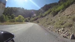 Riding up the Black Canyon