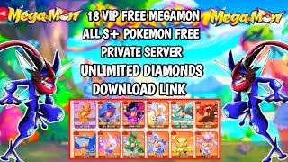 HOW TO GET FREE ALL S+//18 VIP FREE MEGAMON PRIVATE SERVER//HOW TO GET FREE ALL LEGENDARY POKEMON