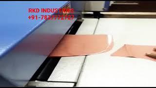 RKD INDUSTRIES BELT ROLL COLLAR CUFF COAT FUSING MACHINE