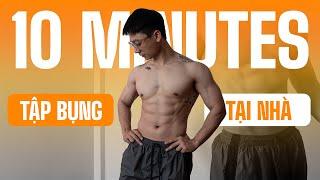 10 Phút đơn giản TẬP BỤNG CỰC KHÔ | Hè 2024 | Summer Abs Workout | SHINPHAMM