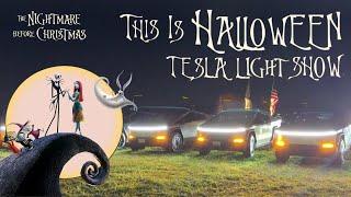 TESLA LIGHT SHOW | THIS IS HALLOWEEN EPIC