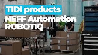 Case study | How TIDI Products revolutionized their processes with 5 Robotiq Palletizing Solutions