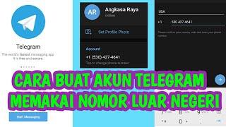 Cara Membuat Akun Telegram Pakai Nomor Luar Negeri Terbaru Gratis || Gampang Luur