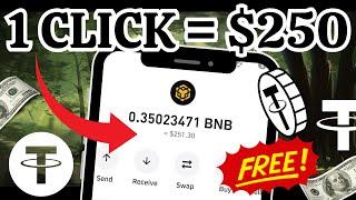 1 CLICK = $250 BNB ~ Top secret to Claiming $250 Daily