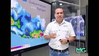 El meteorólogo, Roberto González, brinda una actualización del pronóstico del tiempo.