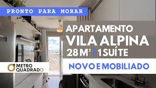 Apartamento Compacto - Vila Alpina - 28 m² - Pronto para Morar