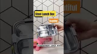 Steel Lunch Box for School and Office #lunchbox #shortsfeed #smarthome