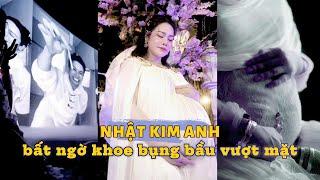 Nhật Kim Anh bất ngờ khoe bụng bầu vượt mặt, tiết lộ sắp sinh con