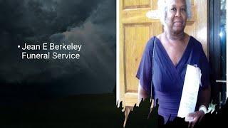 Jean E Berkeley Funeral Service