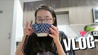 ENG) Weekend Vlog: Late Night Food+SHIN RAMEN, dried seaweed with rice and egg️, beef stew soup