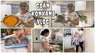 A week in my life | Daily household work | Preparing Goan food  | How to store coriander and prawns