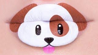 Lipstick Tutorial Compilation 2018  New Amazing Lip Art Ideas April 2018