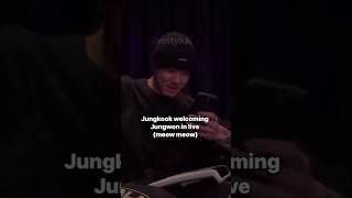 Jungwon:-Jungkook sunbaenim's live..i need to watch#enhypen #jungwon #bts#jungkook#engene#prettyksky