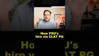 CLAT PG 2025 PSU jobs hiring criteria | #clatpg #clatpg2025 #ailetpg #shorts