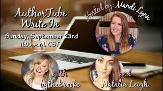 #AuthorTubeWriteIn with Mandi Lynn, Brooke Passmore & Natalia Leigh