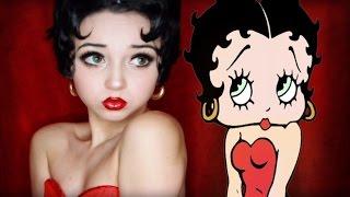 Betty Boop Makeup Transformation Tutorial