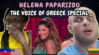 REACTION TO Helena Paparizou - Live Special Performance on the Voice Greece | FIRST TIME WATCHING