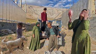 **"Operator's Hard Work and Nomadic Woman: Overcoming Challenges to Provide Building Materials"**