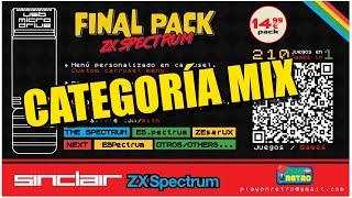 FINAL PACK ZX SPECTRUM PLAY ON RETRO: CATEGORÍA MIX
