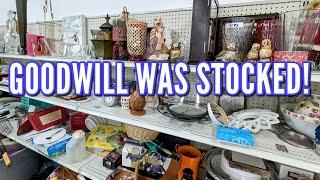 GOODWILL WAS STOCKED WITH GOODIES! | THRIFT SHOPPING + INTENTIONAL HAUL 2024