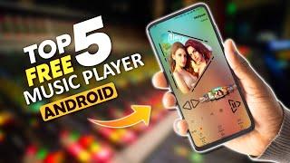 Top 5 Free Music Player Apps for Android in 2024  | Best Offline Music Players!