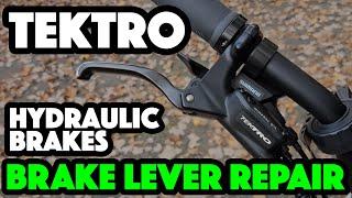 How to Repair a Broken Tektro Brake Lever with Simple Tools