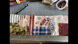 Craft with me | new #slowstitching project | inspired by Anne Brooke |  #sew4thesoulhannemade