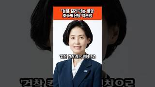 검찰 킬러라는 별명이 붙은 조국혁신당 비례대표 1번으로 당선된 검찰출신 박은정 국회의원