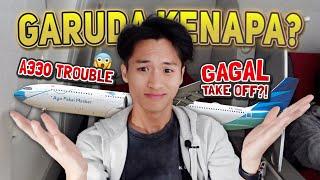 Udah di Runway Malah MUTER BALIK⁉️ Pertama Kali GAGAL Take Off Naik Garuda️ (Jakarta to Hongkong)