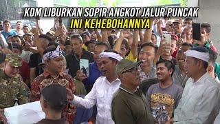 KDM LIBURKAN SOPIR ANGKOT JALUR PUNCAK SEMINGGU PASCA-LEBARAN | INI KEHEBOHANNYA