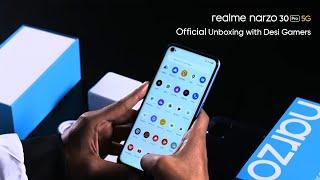 realme narzo 30 Pro 5G | Official Unboxing with Desi Gamers