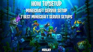 How To Setup Minecraft Server Setups | Best 7 Minecraft Server Setups For Free #mrrjay